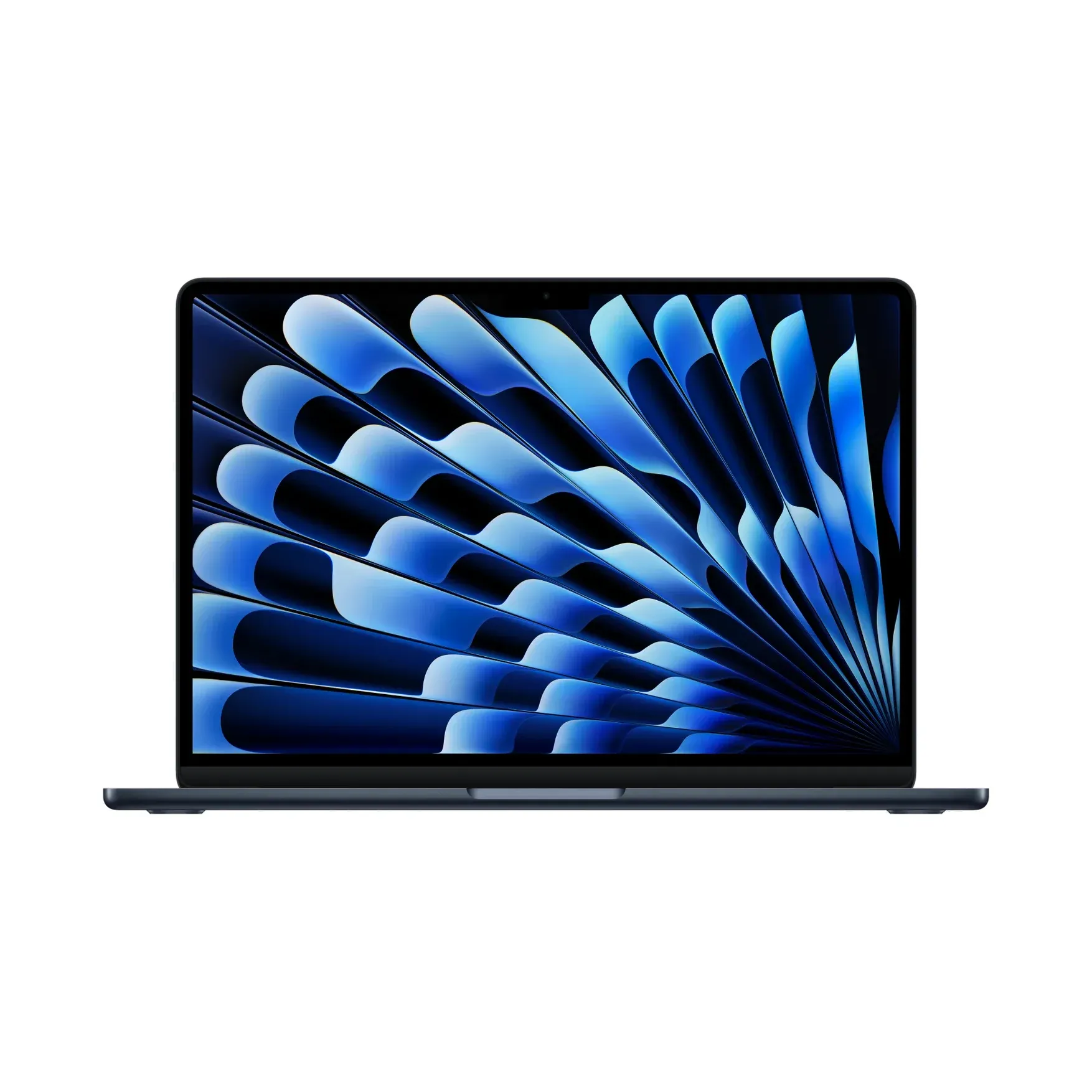 MacBook Air 13 polegadas M5 Meia-noite, vista frontal (imagem: Apple)